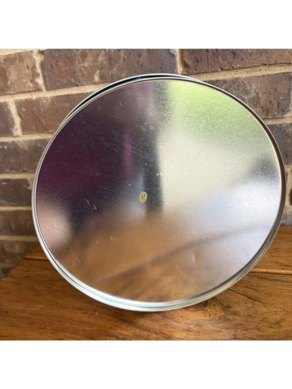 Indigo Blue Victorian Tin Plates, Set of 4, Restoration Hardware, Original Tin
